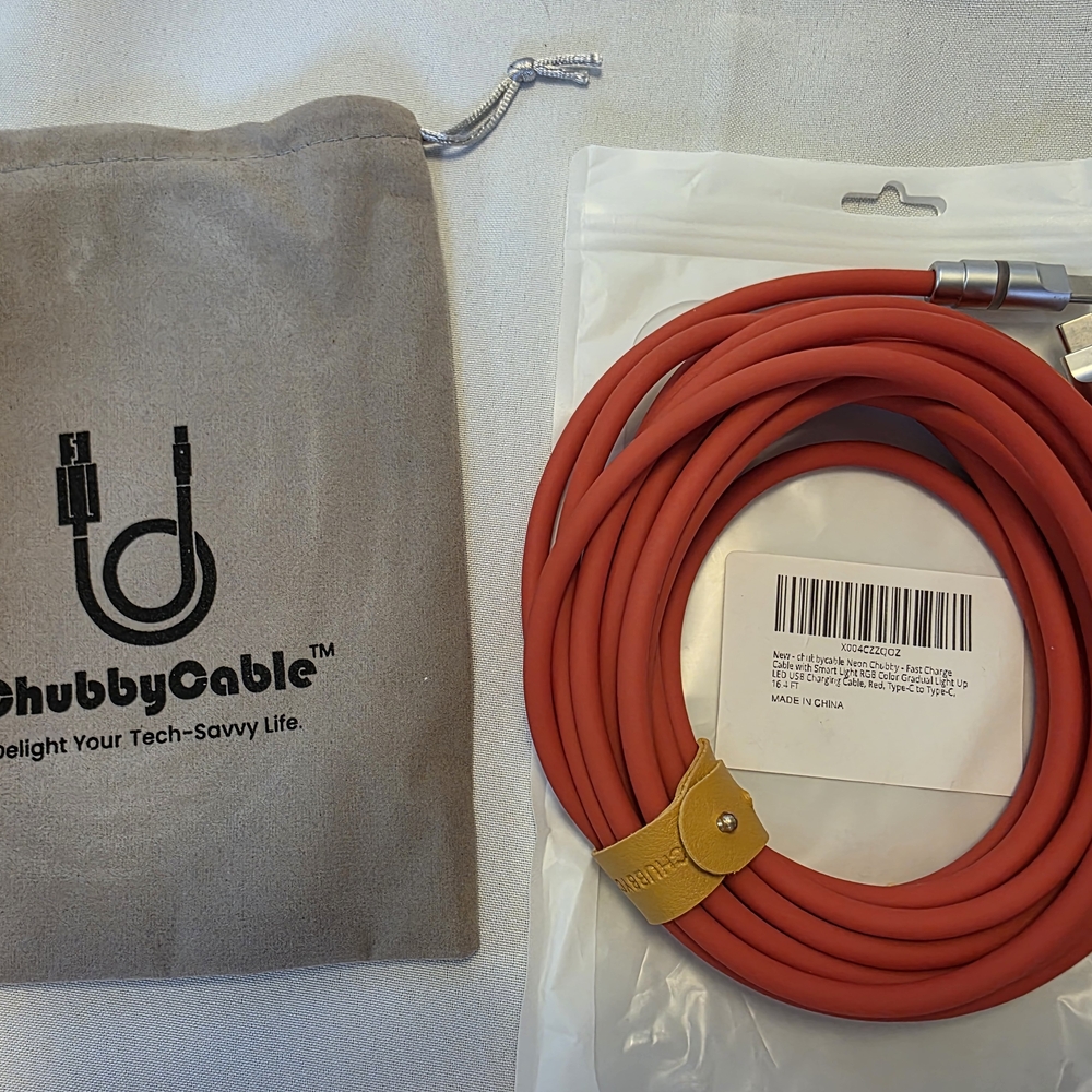 Red Charging Cable